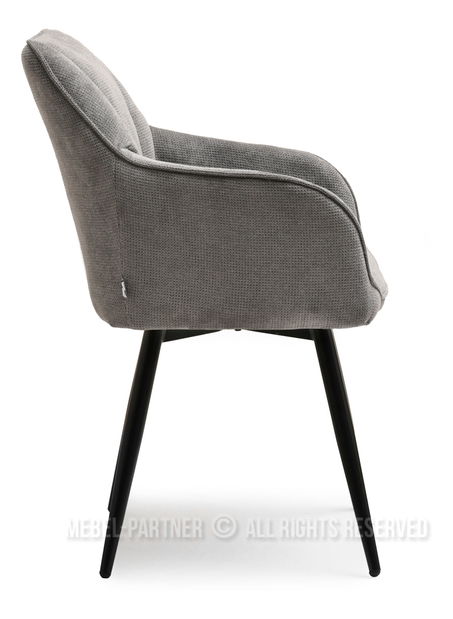 Židle Bonita (grafit + černá)