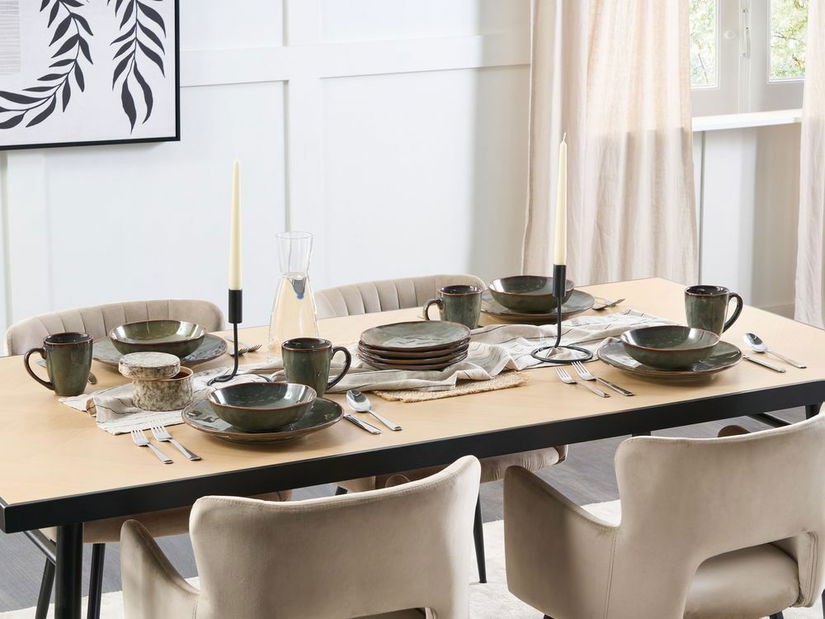 Sada nádobí 16 ks Tenzin (zelená)