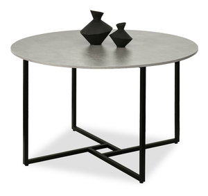 Jídelní stůl Bird (beton + černá)