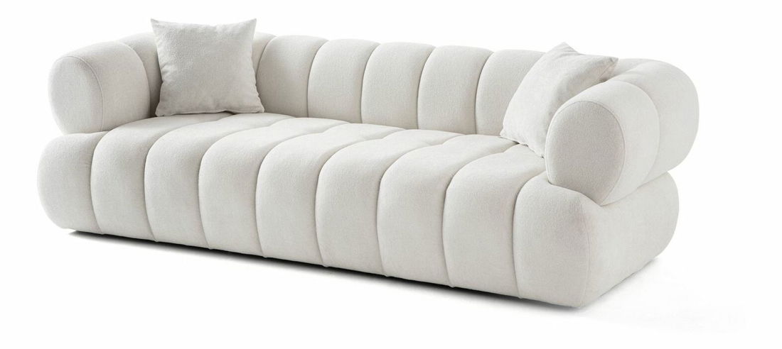 Pohovka třísedačka Rome (krémová)