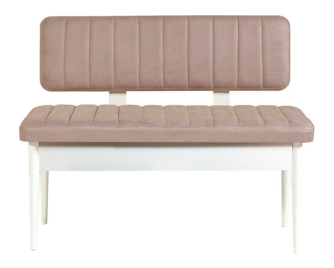 Lavice Vlasta 3 (bílá + kamenná) (s úl. prostorem)