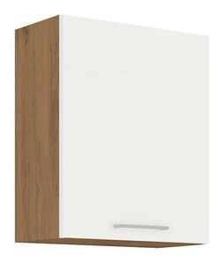 Horní kuchyňská skříňka 60 G-72 1F Woody (Dub lancelot + Bílý lesk)