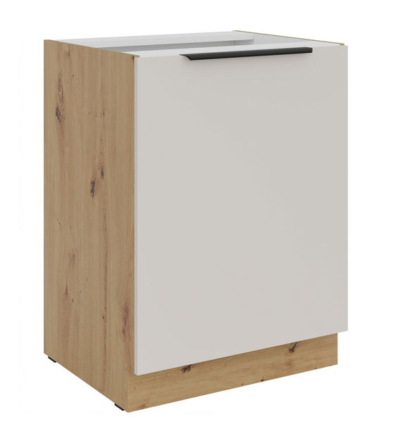Dolní kuchyňská skříňka Sayla 60 D 1F BB (kašmír + dub artisan)