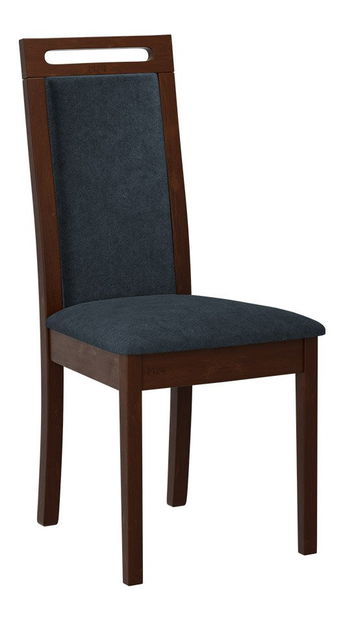 Jídelní židle Hellen VI (ořech + modrošedá)