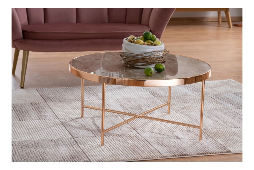 Konferenční stolek Firena (zlatá)