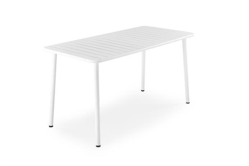 Zahradní stůl Basto 1 (bílá) (pro 6 osob)