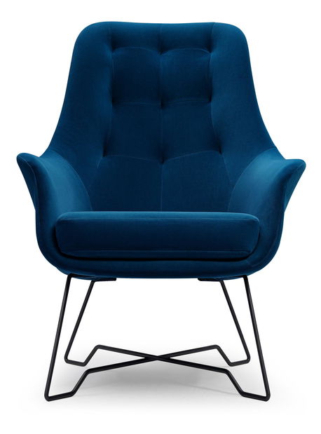 Křeslo Eliah (tmavě modrá)