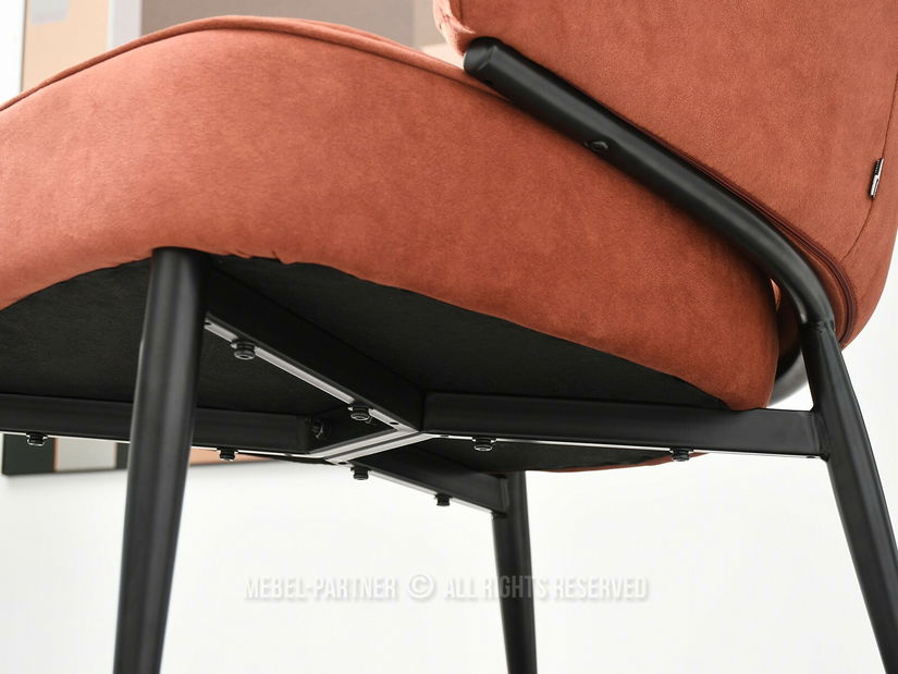 Křeslo Alfredo (měděná + černá)