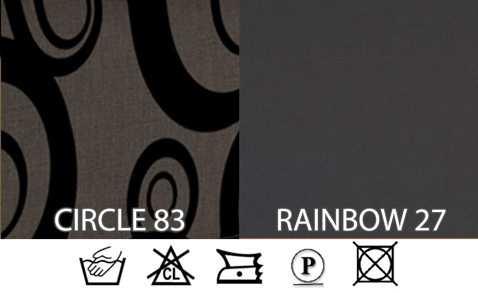 Manželská postel Boxspring 160 cm Ceren (vzor + tmavě šedá) (s matrací a úložným prostorem)