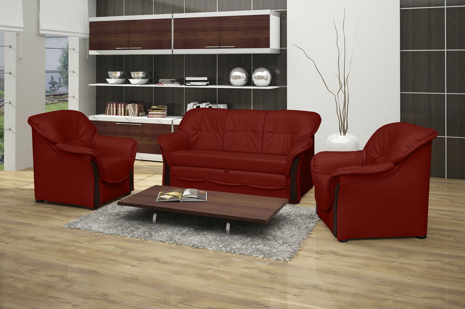 Sedací souprava Helada (červená)