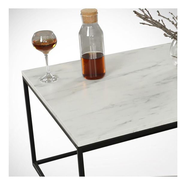 Konferenční stolek Cosca (bílá + černá)