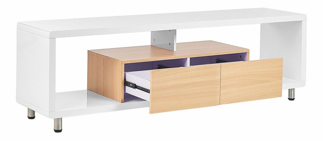 TV stolek/skříňka Knoza (bílá)