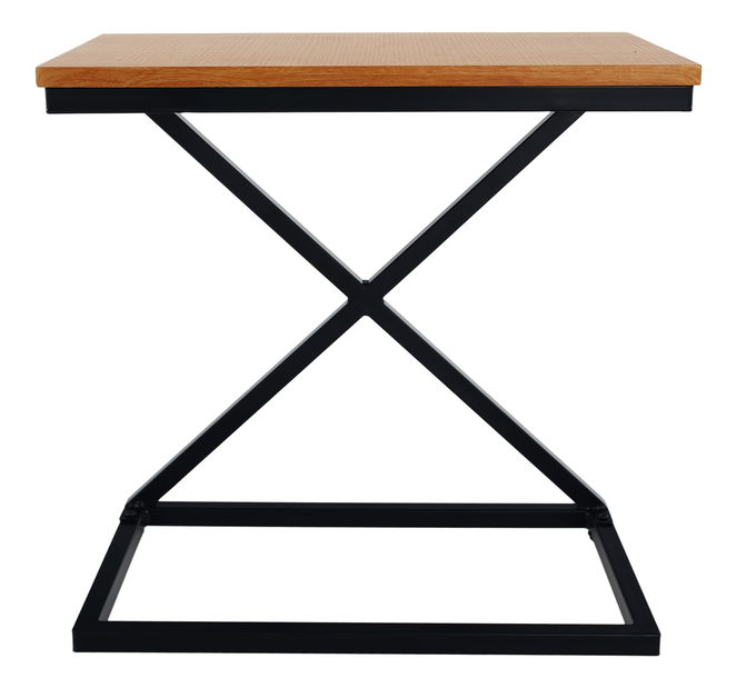 Příruční stolek Alpa (dub + černá)