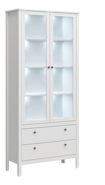 Vitrína Otis 2w2s (bílá)