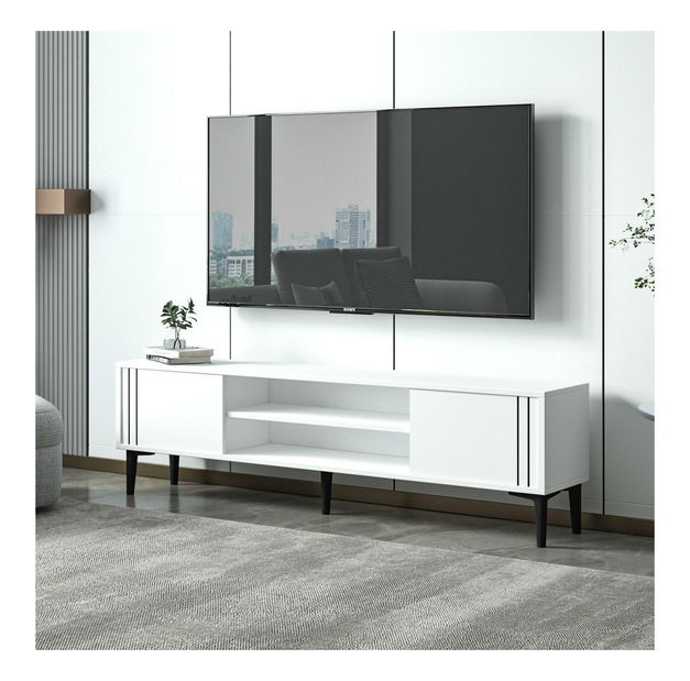 TV stolek/skříňka Snowden (bílá)