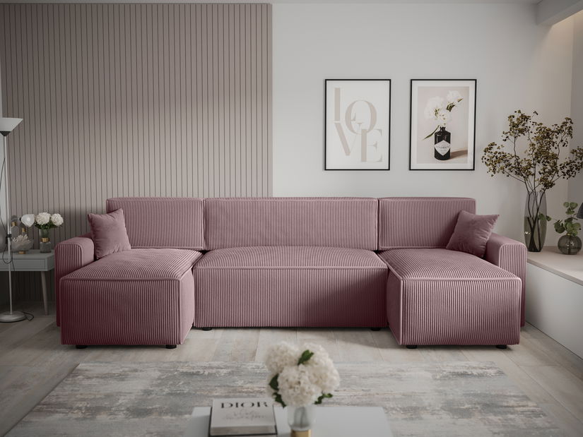 Rohová sedací souprava Mirage U Bis Sed (cihlová) *výprodej