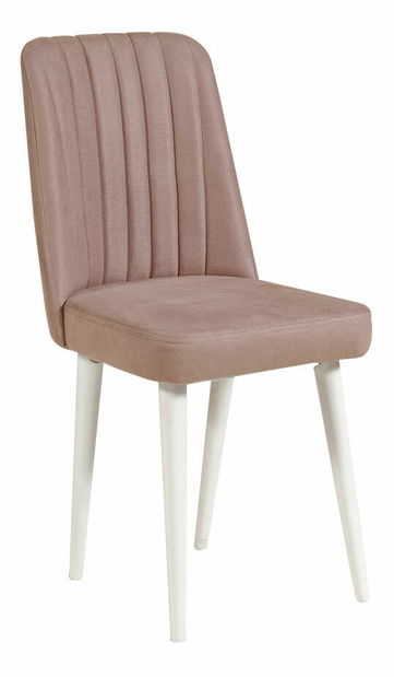 Jídelní set Vlasta 1 (bílá + světle hnědá) (pro 4 osoby)