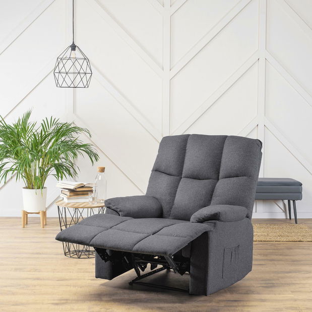 Polohovací křeslo Repraducida (šedá)