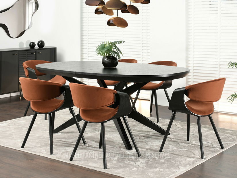 Jídelní židle Busque (černá)