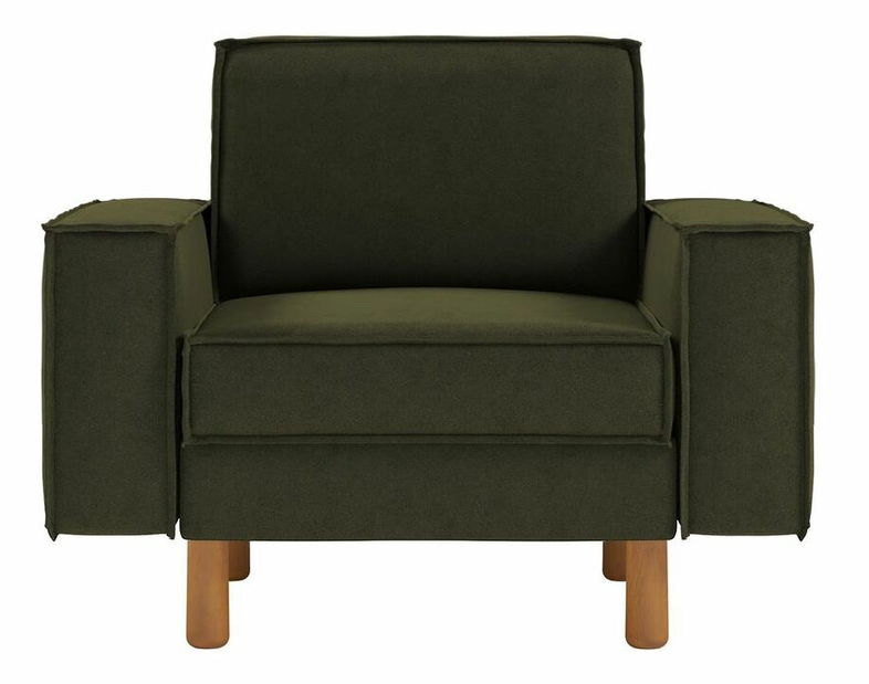 Křeslo Spary L (karamelová + ořech)