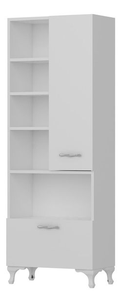 Policová skříň Shazam (bílá)