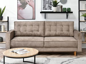 Pohovka dvousedačka Legacion (béžová + dub)