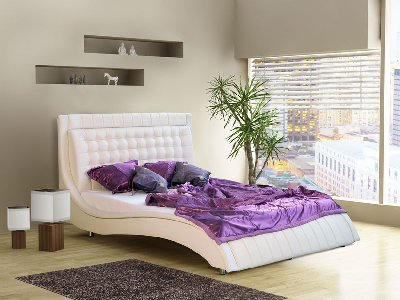 Manželská postel 160 cm Kilham (s roštem)