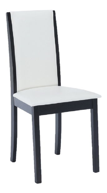 Jídelní židle Verni New (wenge + bílá)
