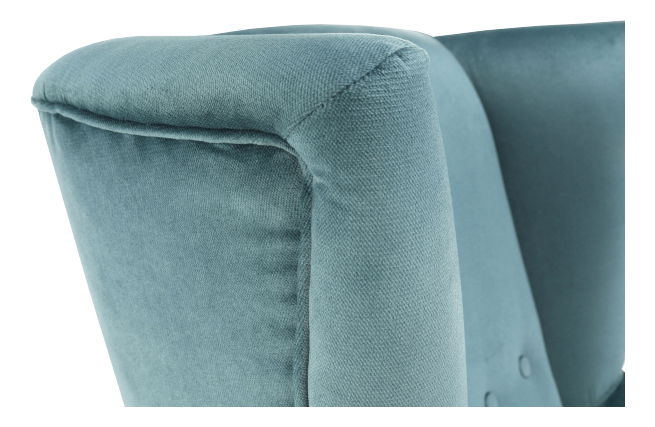 Křeslo ušák Royse Kronos 25 (mentolová + buk)