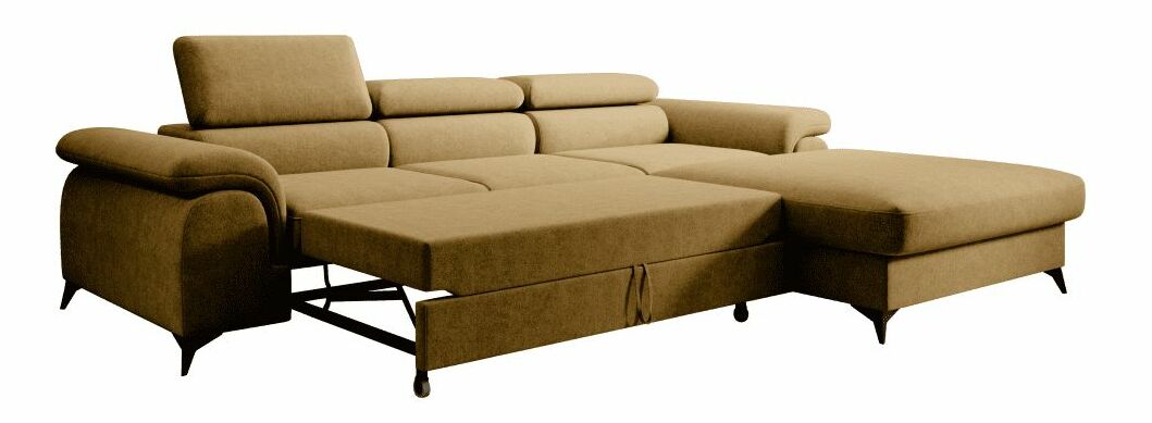 Rohová sedací souprava FORTY (hořčicová)