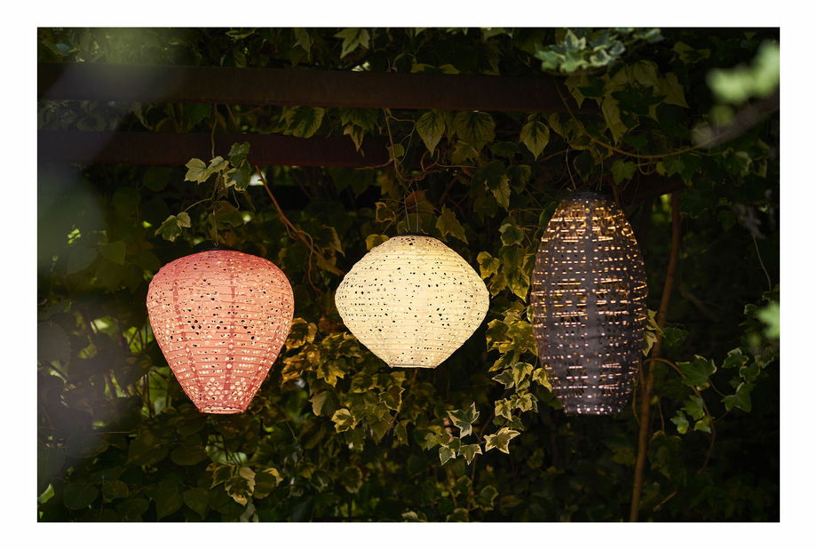 Závěsná LED lampa Fiatina (šedá)