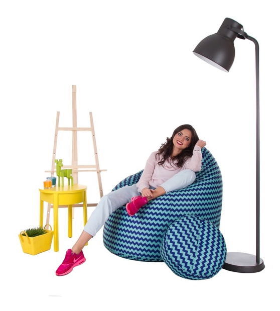 Sedací vak Sang XXXXXL (podnožka ZADARMO) (TD 464)