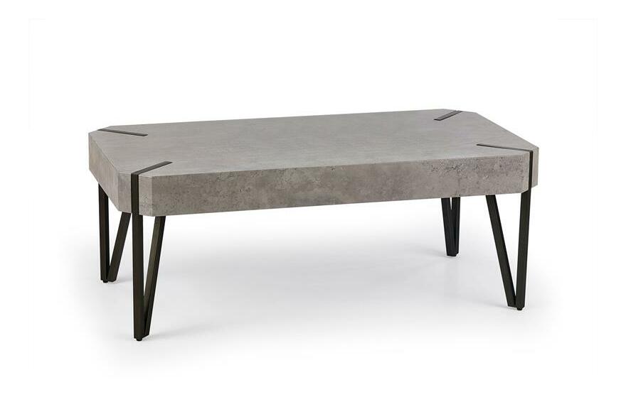 Konferenční stolek Emilia (beton + černá)