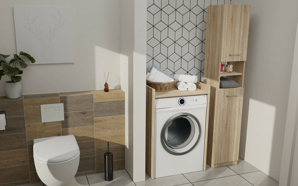 Skříňka na pračku Perdieron 1 (dub sonoma)