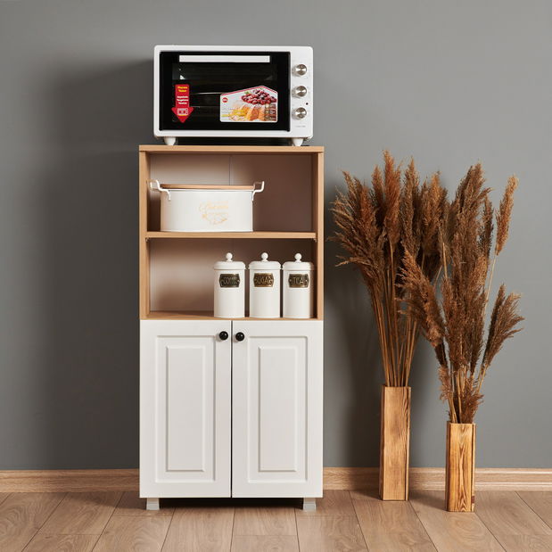 Příborník Tuvantille 17 (dub safírový + ořech)