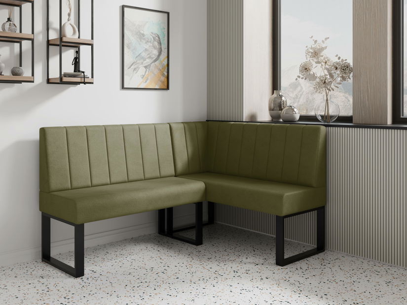 Rohová lavice Mondeo 140x200 (olivová) (P)