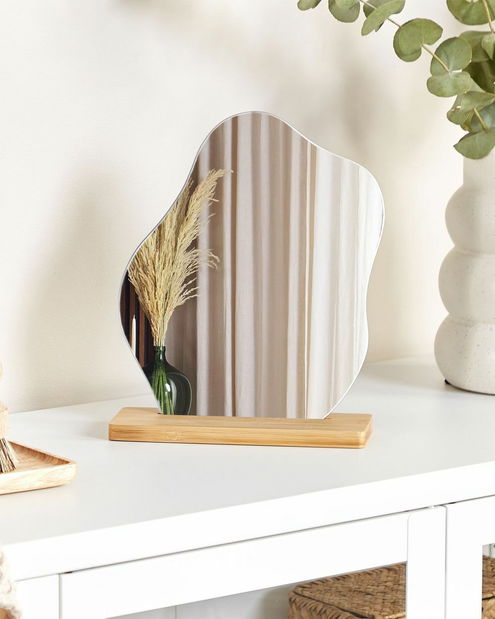 Nástěnné zrcadlo Lozza (světlé dřevo)