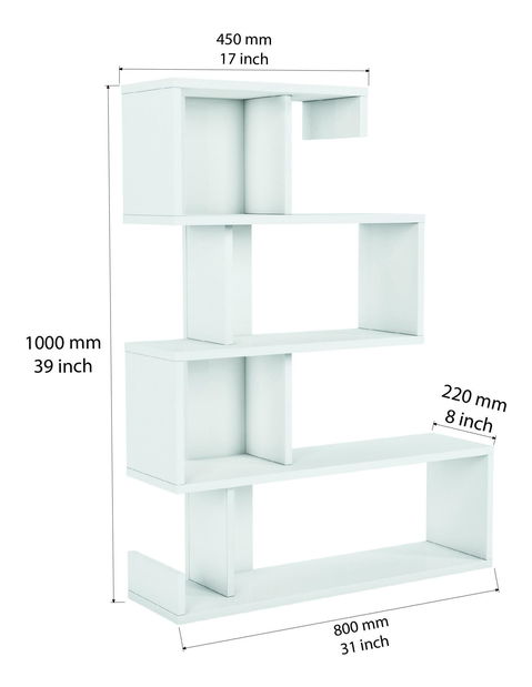 Regál Lizea (bílá)