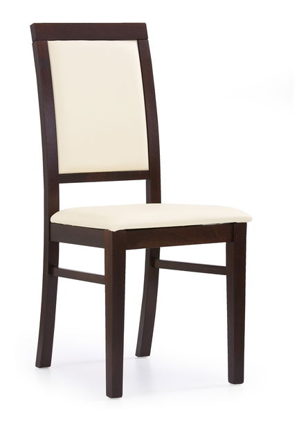 Jídelní židle Sylwek 1 Ořech tmavý + krém