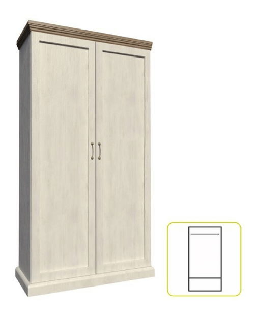 Šatní skříň Regnar S2D