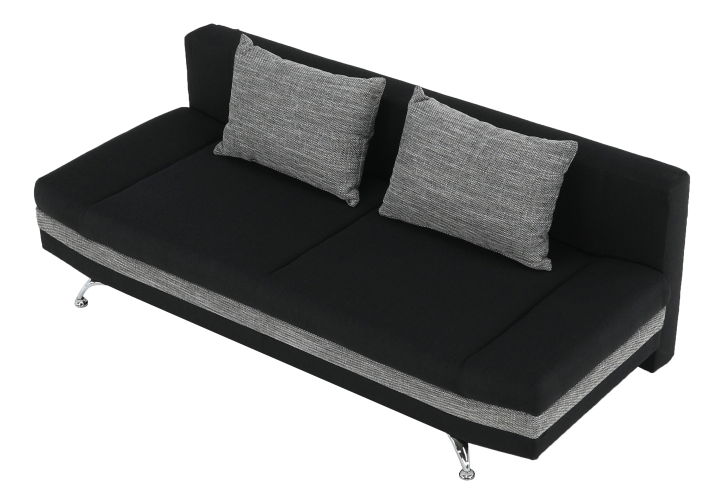 Pohovka Nora černá + šedá