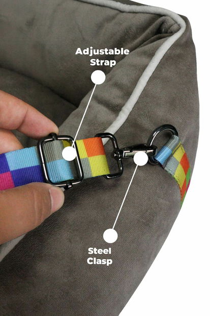 Pelíšek pro domácí zvíře Princy (černá + bílá)