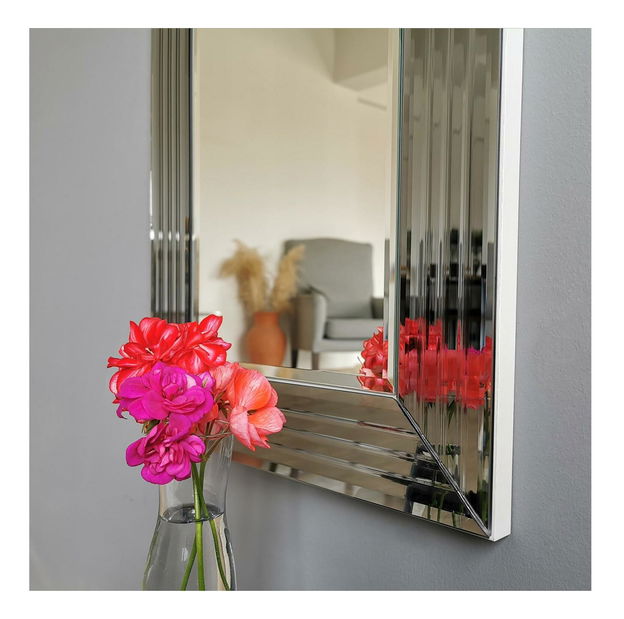 Zrcadlo Vokata 3 (stříbrná)