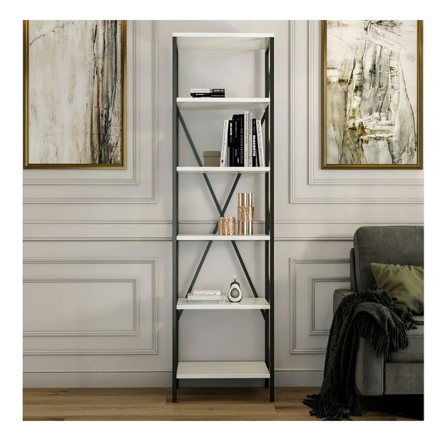 Regál Suda (bílá + černá)