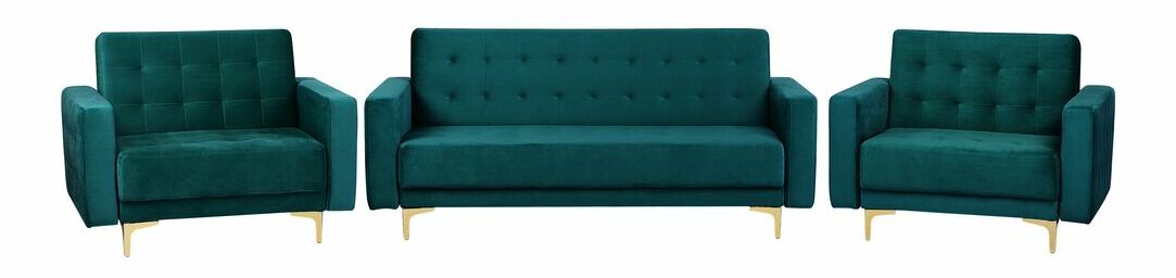 Sedací souprava Aberlady (smaragdová)