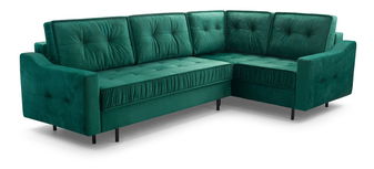 Rohová sedací souprava Aisha (zelená) (P)