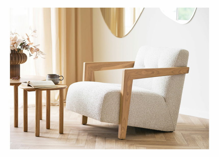 Křeslo Celninaina (béžová)