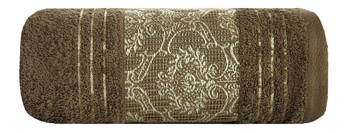 Ručník 140x70 cm Cairo 03 (hnědá) (3 ks)