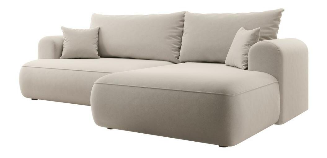 Rohová sedací souprava Olivo I (P) (béžová + černá) *výprodej