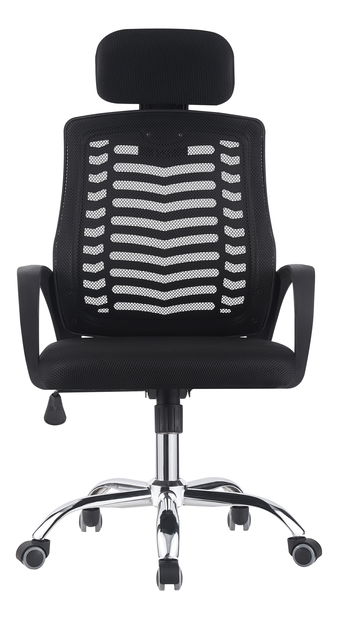 Kancelářské křeslo Isona (černá + chrom) 